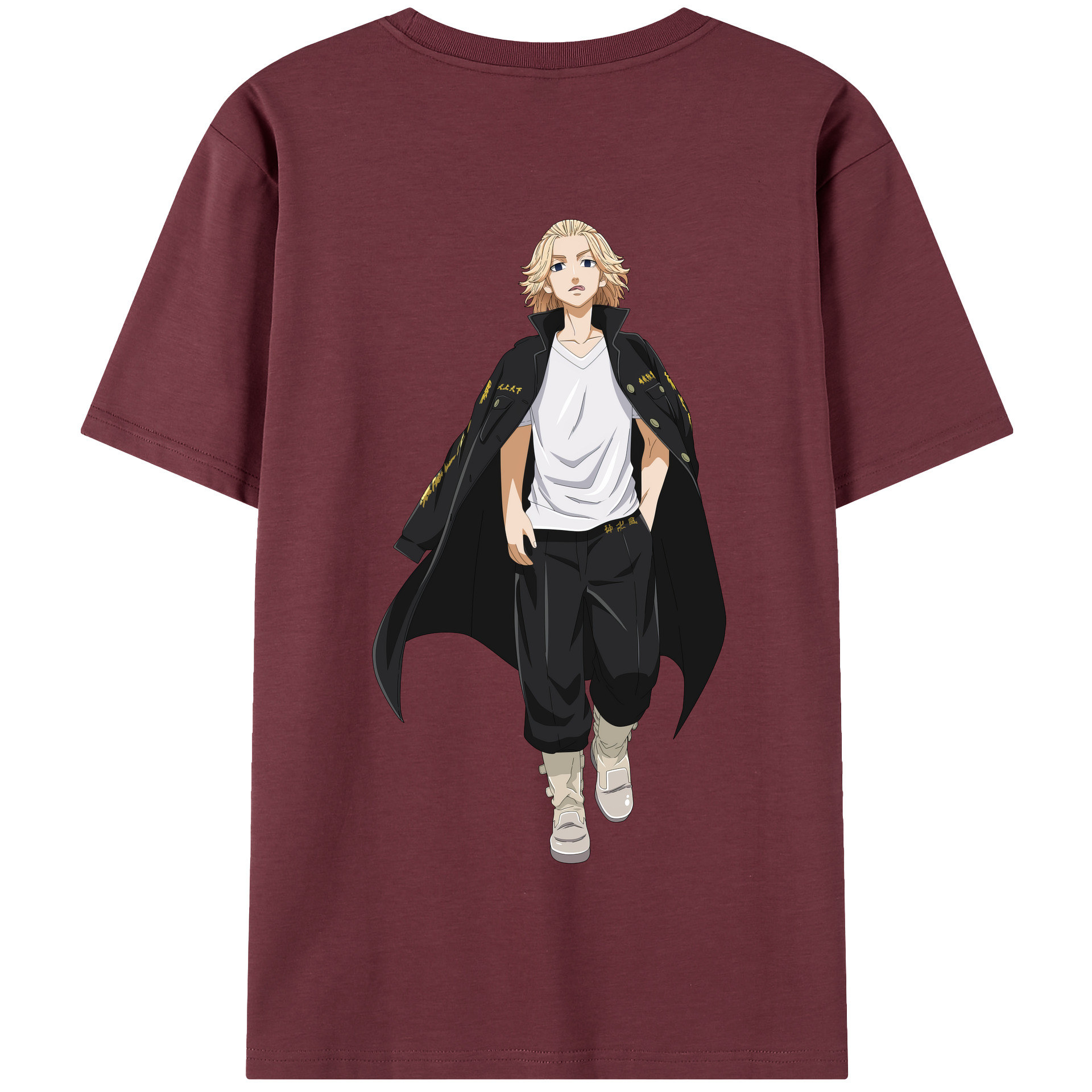 （画像用） 東京リベンジャーズ Tokyo Revengers 綿100％半袖Tシャツ（背面プリント）